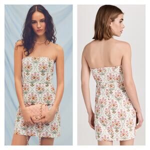 Favorite Daughter Willow Mini Dress In Floral Mosaic Size 10